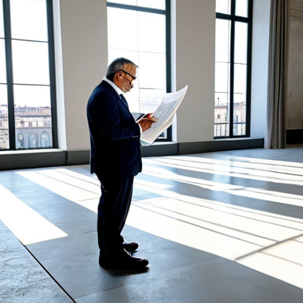 **
"A professional Italian architect, fully clothed in stylish, modern office attire, reviewing blueprints in a bright, sunlit design studio in Milan. Large windows overlook the Duomo. Safe for work, appropriate content, perfect anatomy, natural proportions, professional, family-friendly, high-quality rendering."
**