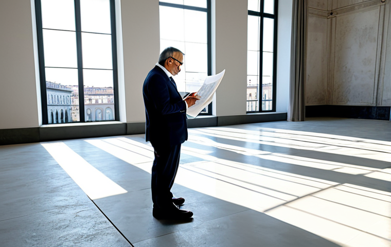 **

"A professional Italian architect, fully clothed in stylish, modern office attire, reviewing blueprints in a bright, sunlit design studio in Milan. Large windows overlook the Duomo. Safe for work, appropriate content, perfect anatomy, natural proportions, professional, family-friendly, high-quality rendering."

**